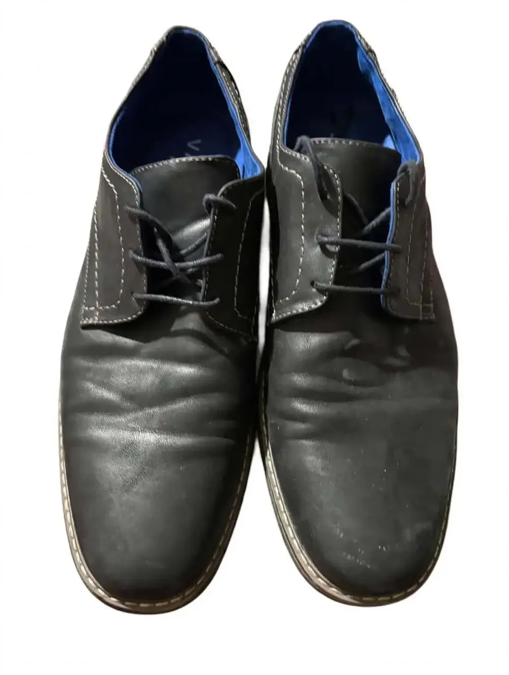Varese William Black Memory Foam Men's Dress Shoes Size 10M